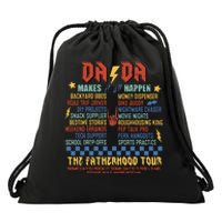 Dada Funny Dad Daddy FatherS Day Drawstring Bag