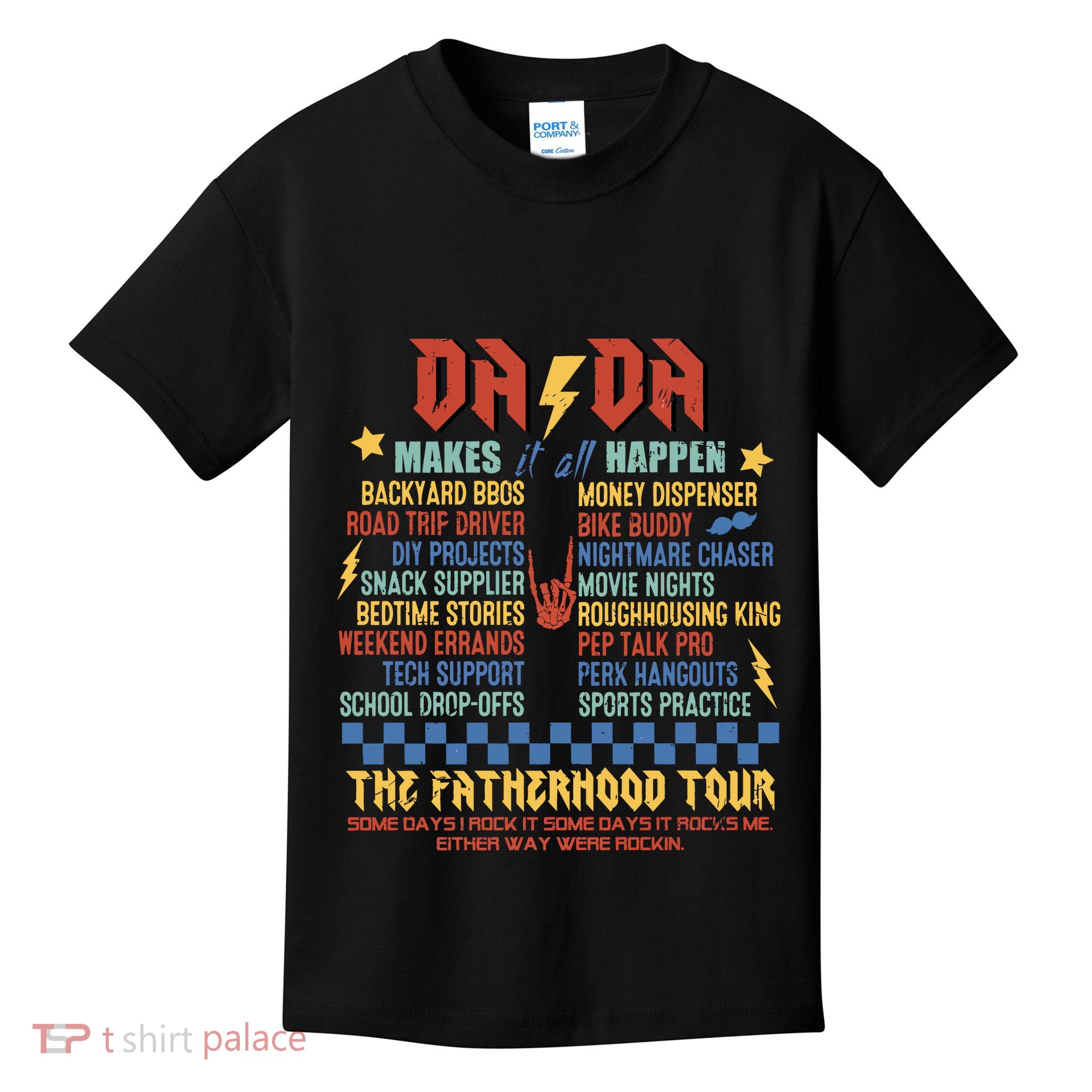 Dada Funny Dad Daddy FatherS Day Kids T-Shirt