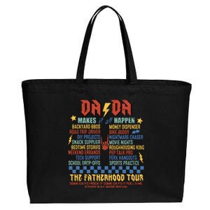 Dada Funny Dad Daddy FatherS Day Cotton Canvas Jumbo Tote