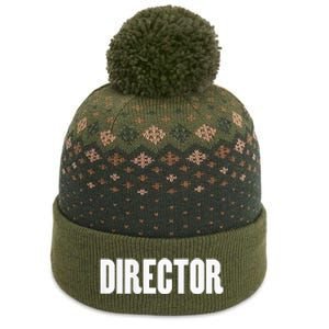 Director Filmmaker The Baniff Cuffed Pom Beanie