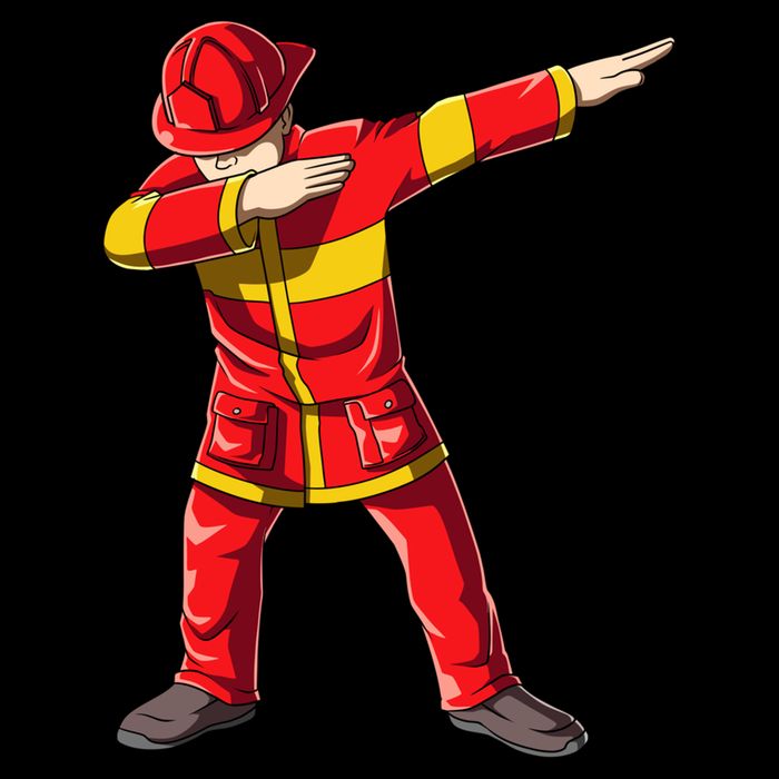 Dabbing Firefighter Dab Junior Firefighters Funny Fire Gift City Backpack