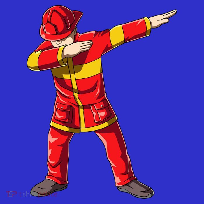 Dabbing Firefighter Dab Junior Firefighters Funny Fire Gift 16 in Basic Backpack