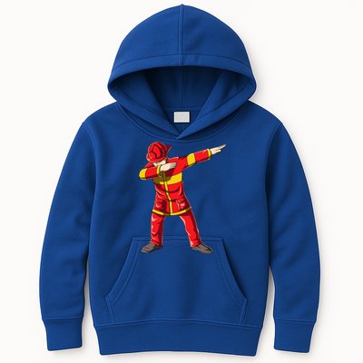 Dabbing Firefighter Dab Junior Firefighters Funny Fire Gift Kids Hoodie