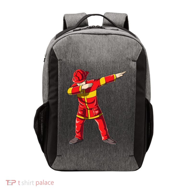 Dabbing Firefighter Dab Junior Firefighters Funny Fire Gift Vector Backpack