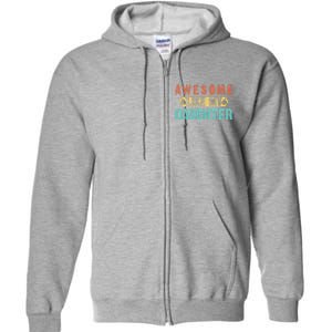 Daughter Fathers Day Awesome Like My Daughter For Dad Full Zip Hoodie