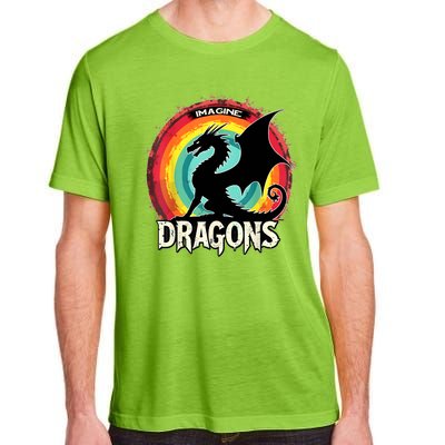 Dragons Fantasy Dragon Magical And Funny Dragon Lover Gifts Adult ChromaSoft Performance T-Shirt