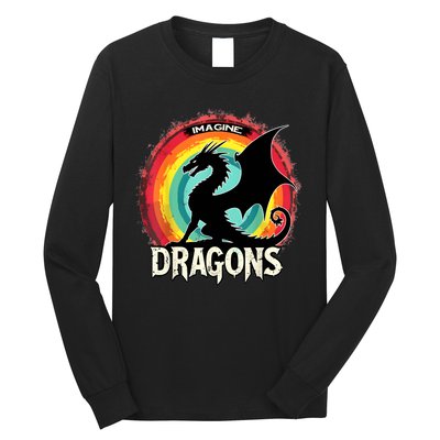 Dragons Fantasy Dragon Magical And Funny Dragon Lover Gifts Long Sleeve Shirt