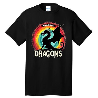 Dragons Fantasy Dragon Magical And Funny Dragon Lover Gifts Tall T-Shirt