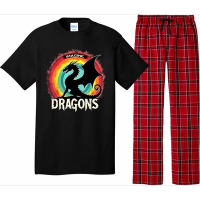 Dragons Fantasy Dragon Magical And Funny Dragon Lover Gifts Pajama Set