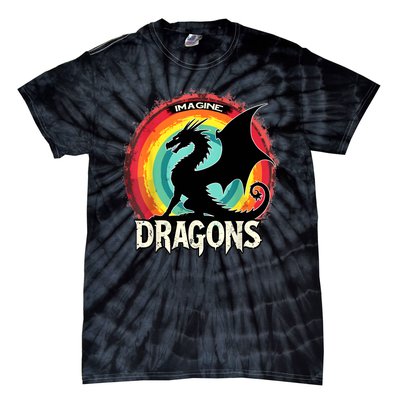 Dragons Fantasy Dragon Magical And Funny Dragon Lover Gifts Tie-Dye T-Shirt