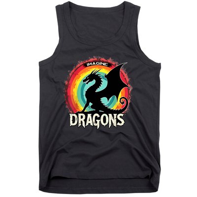 Dragons Fantasy Dragon Magical And Funny Dragon Lover Gifts Tank Top