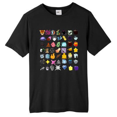 Devil Fruit Devils Fruit Of Blox Fruit Tall Fusion ChromaSoft Performance T-Shirt