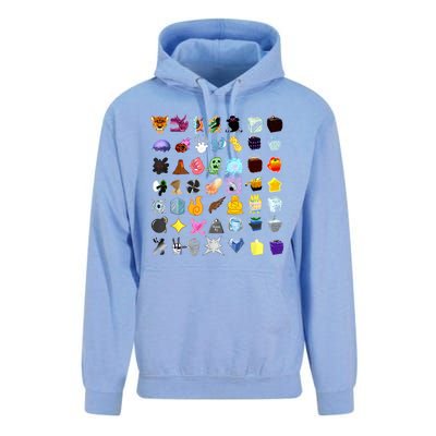 Devil Fruit Devils Fruit Of Blox Fruit Unisex Surf Hoodie