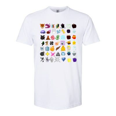 Devil Fruit Devils Fruit Of Blox Fruit Softstyle CVC T-Shirt