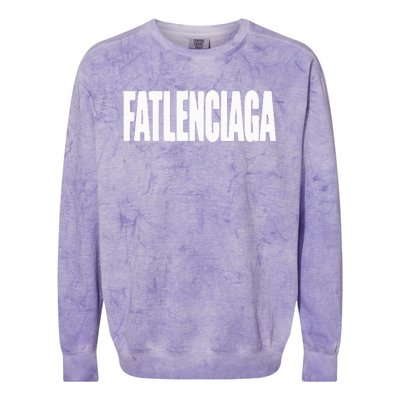 David Fatlenciaga Colorblast Crewneck Sweatshirt