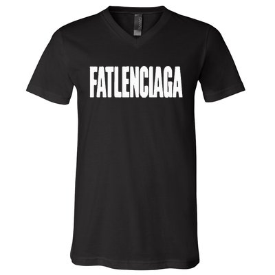 David Fatlenciaga V-Neck T-Shirt