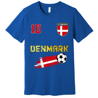 Denmark Flag Danish Pride Lovers Premium T-Shirt