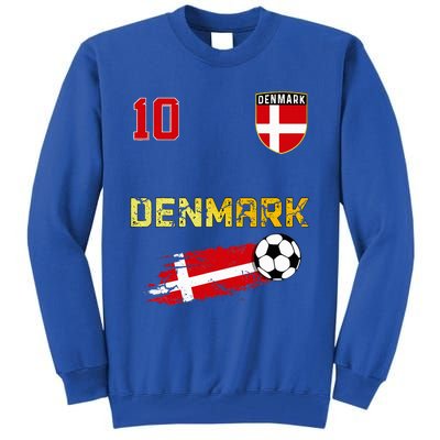 Denmark Flag Danish Pride Lovers Tall Sweatshirt