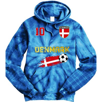 Denmark Flag Danish Pride Lovers Tie Dye Hoodie