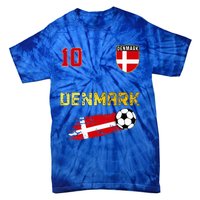 Denmark Flag Danish Pride Lovers Tie-Dye T-Shirt