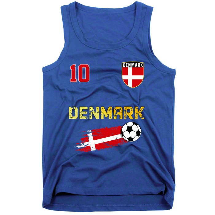 Denmark Flag Danish Pride Lovers Tank Top