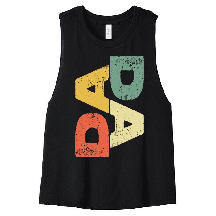 DADA Fathers Day Women's Racerback Cropped Tank