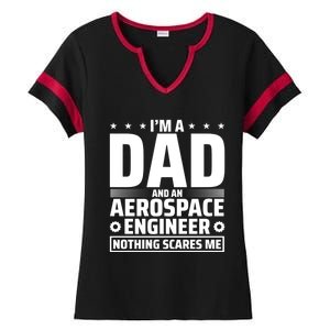 Dad Fathers Day Aeronautical Aerospace Engineering Great Gift Ladies Halftime Notch Neck Tee