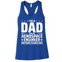 Dad Fathers Day Aeronautical Aerospace Engineering Great Gift Women's Racerback Tank