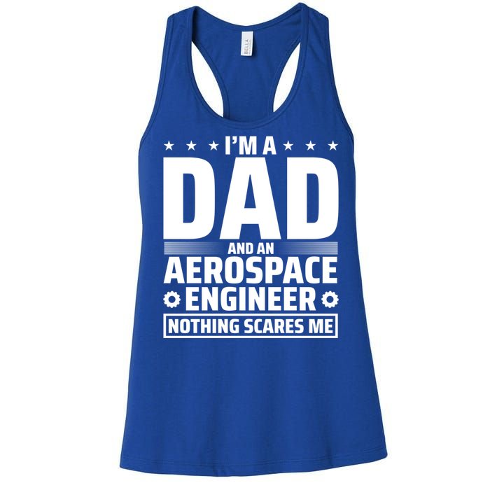 Dad Fathers Day Aeronautical Aerospace Engineering Great Gift Women's Racerback Tank