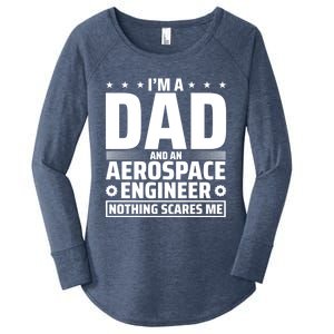 Dad Fathers Day Aeronautical Aerospace Engineering Great Gift Women's Perfect Tri Tunic Long Sleeve Shirt