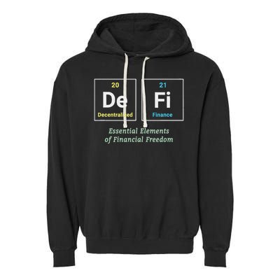 Decentralized Finance Decentralize Defi Blockchain Crypto Garment-Dyed Fleece Hoodie