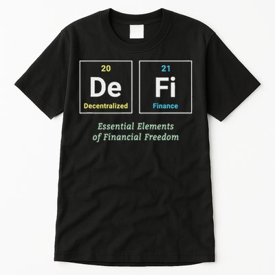 Decentralized Finance Decentralize Defi Blockchain Crypto Tall T-Shirt
