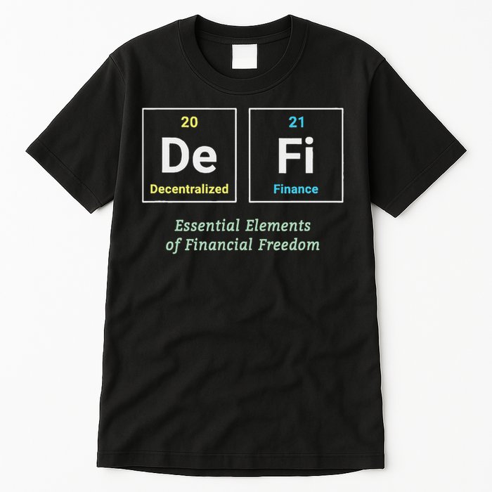 Decentralized Finance Decentralize Defi Blockchain Crypto Tall T-Shirt