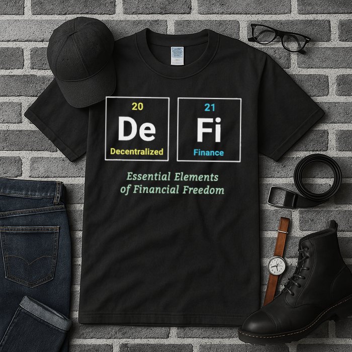 Decentralized Finance Decentralize Defi Blockchain Crypto Tall T-Shirt