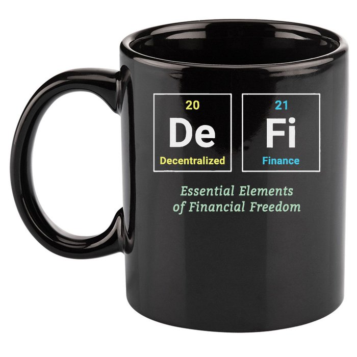 Decentralized Finance Decentralize Defi Blockchain Crypto 11oz C Handle Ceramic Mug