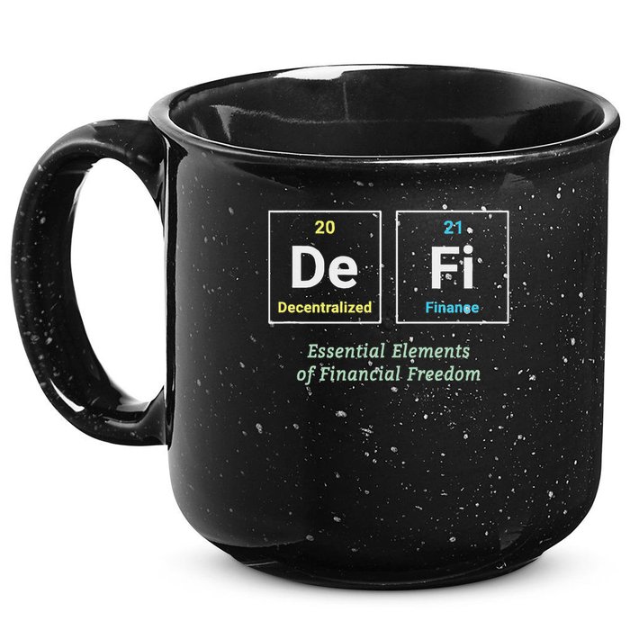 Decentralized Finance Decentralize Defi Blockchain Crypto 15oz Campfire Ceramic Mug