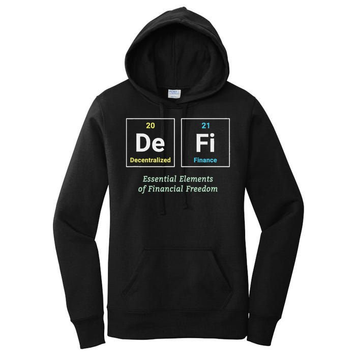 Decentralized Finance Decentralize Defi Blockchain Crypto Women's Pullover Hoodie