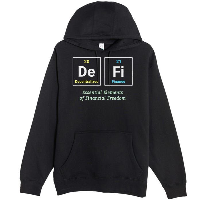 Decentralized Finance Decentralize Defi Blockchain Crypto Premium Pullover Hoodie