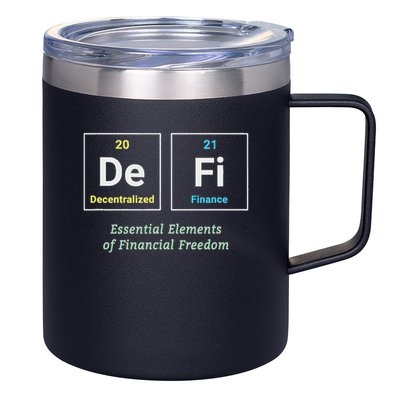 Decentralized Finance Decentralize Defi Blockchain Crypto 12oz Stainless Steel Coffee Mug