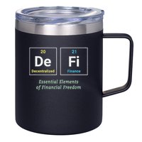 Decentralized Finance Decentralize Defi Blockchain Crypto 12oz Stainless Steel Coffee Mug