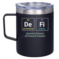 Decentralized Finance Decentralize Defi Blockchain Crypto 12oz Stainless Steel Coffee Mug