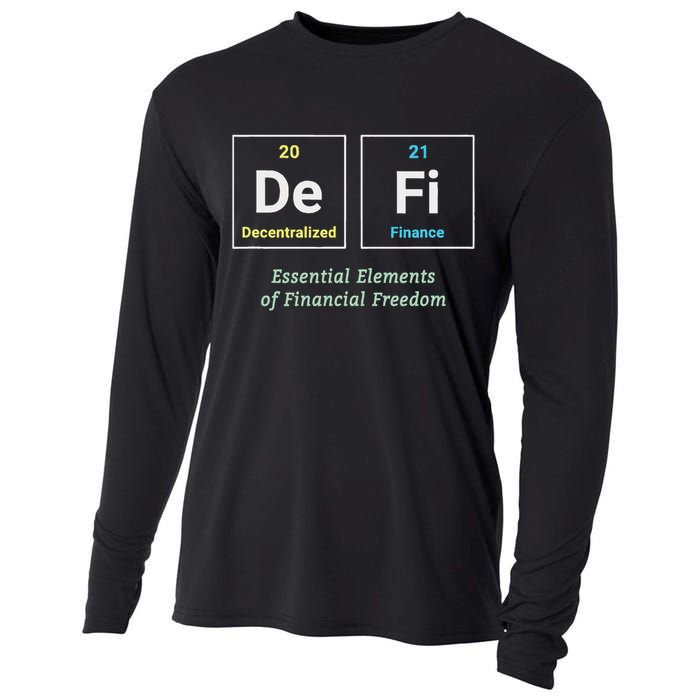 Decentralized Finance Decentralize Defi Blockchain Crypto Cooling Performance Long Sleeve Crew
