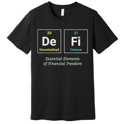 Decentralized Finance Decentralize Defi Blockchain Crypto Premium T-Shirt
