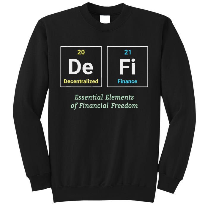 Decentralized Finance Decentralize Defi Blockchain Crypto Tall Sweatshirt