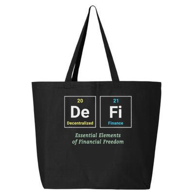 Decentralized Finance Decentralize Defi Blockchain Crypto 25L Jumbo Tote