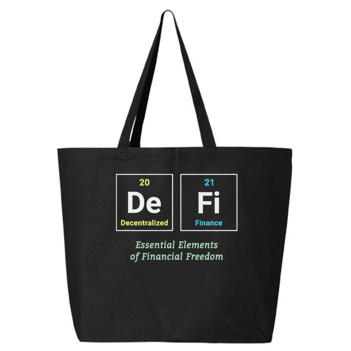 Decentralized Finance Decentralize Defi Blockchain Crypto 25L Jumbo Tote