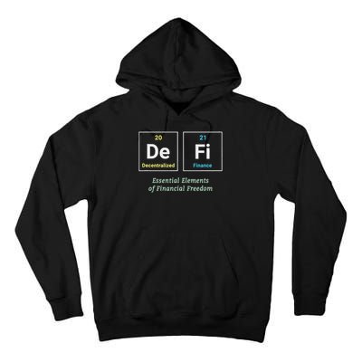 Decentralized Finance Decentralize Defi Blockchain Crypto Tall Hoodie