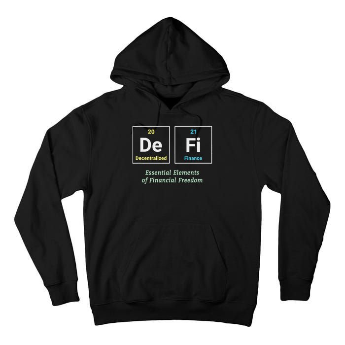 Decentralized Finance Decentralize Defi Blockchain Crypto Tall Hoodie