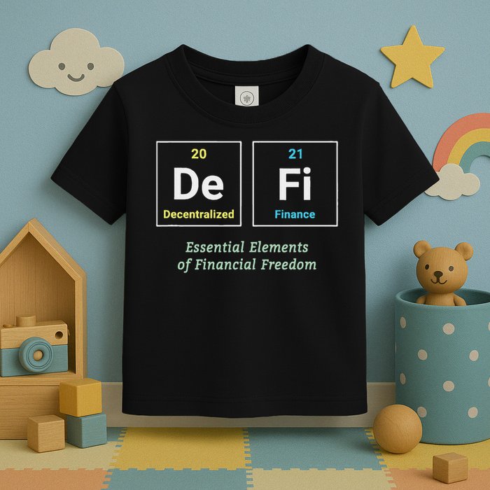 Decentralized Finance Decentralize Defi Blockchain Crypto Toddler T-Shirt