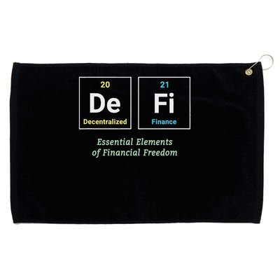 Decentralized Finance Decentralize Defi Blockchain Crypto Grommeted Golf Towel
